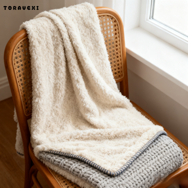 Sofadecke Lammfelldecke (2 Stück)
