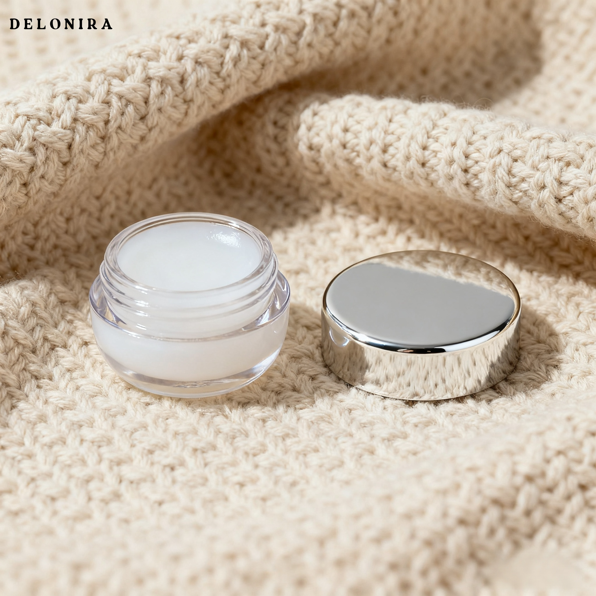 Delonira   Hellt Lippenfältchen auf, spendet Feuchtigkeit und pflegt den Lippenstift