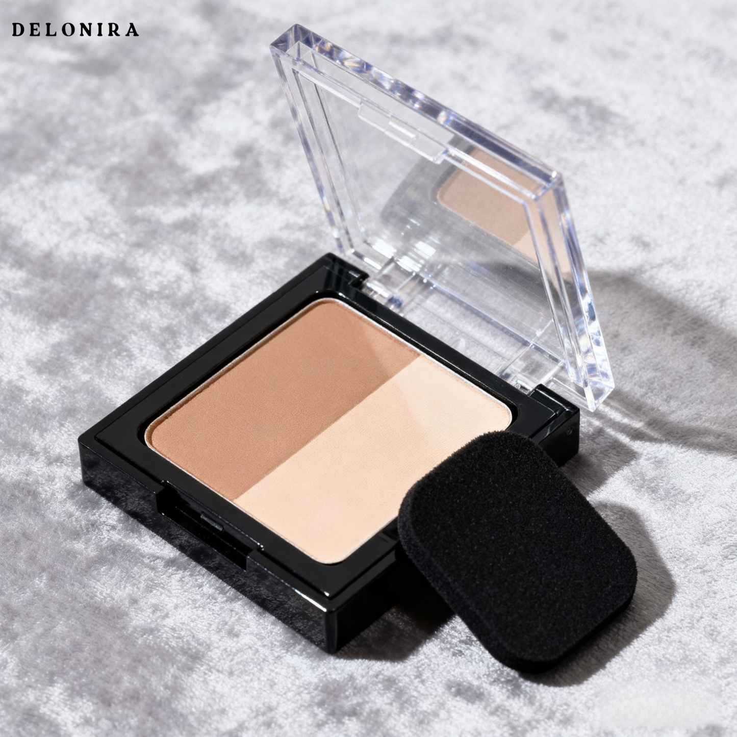 Delonira Konturpalette mit zweifarbigen matten Highlights zum Aufhellen des Gesichts