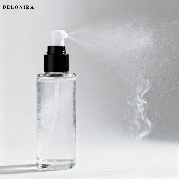 Delonira   langanhaltendes, ölregulierendes und feuchtigkeitsspendendes Make-up-Fixierspray