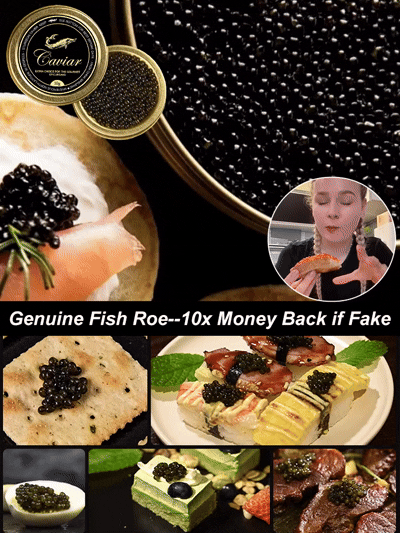 ✨Michelin-Star Chef-Approved Ingredient✨Imported Russian Sturgeon Caviar, Aged for Richer Flavor and Lasting Freshness