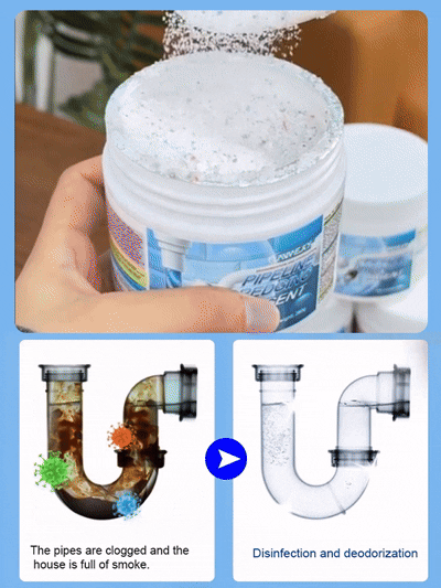 [Dissolves in one second] Strong pipe dredging agent