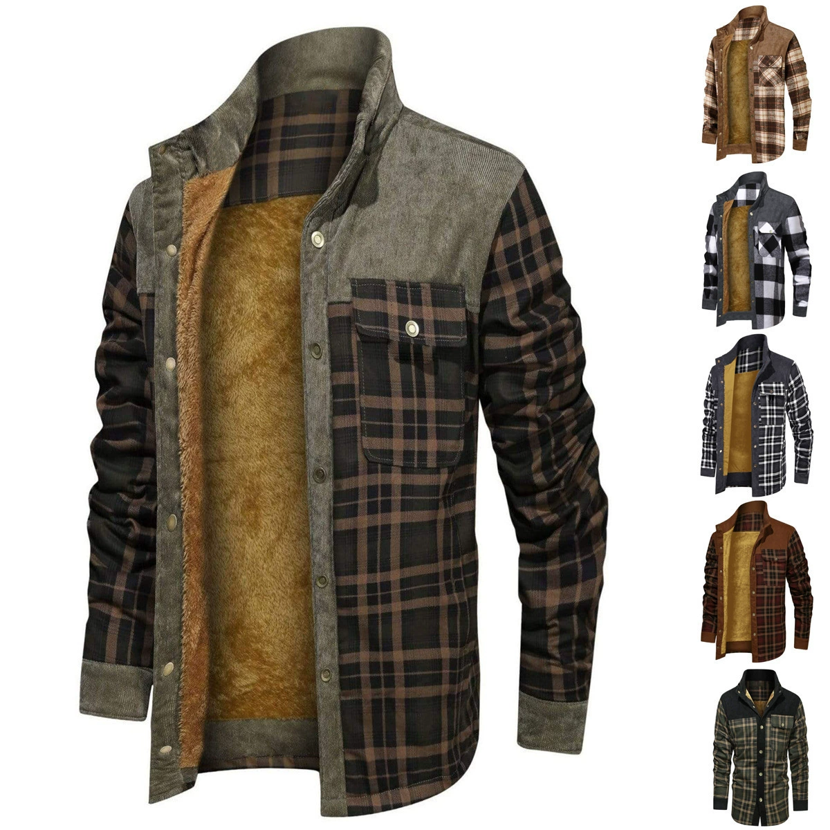 Plaid Shirt Jacket