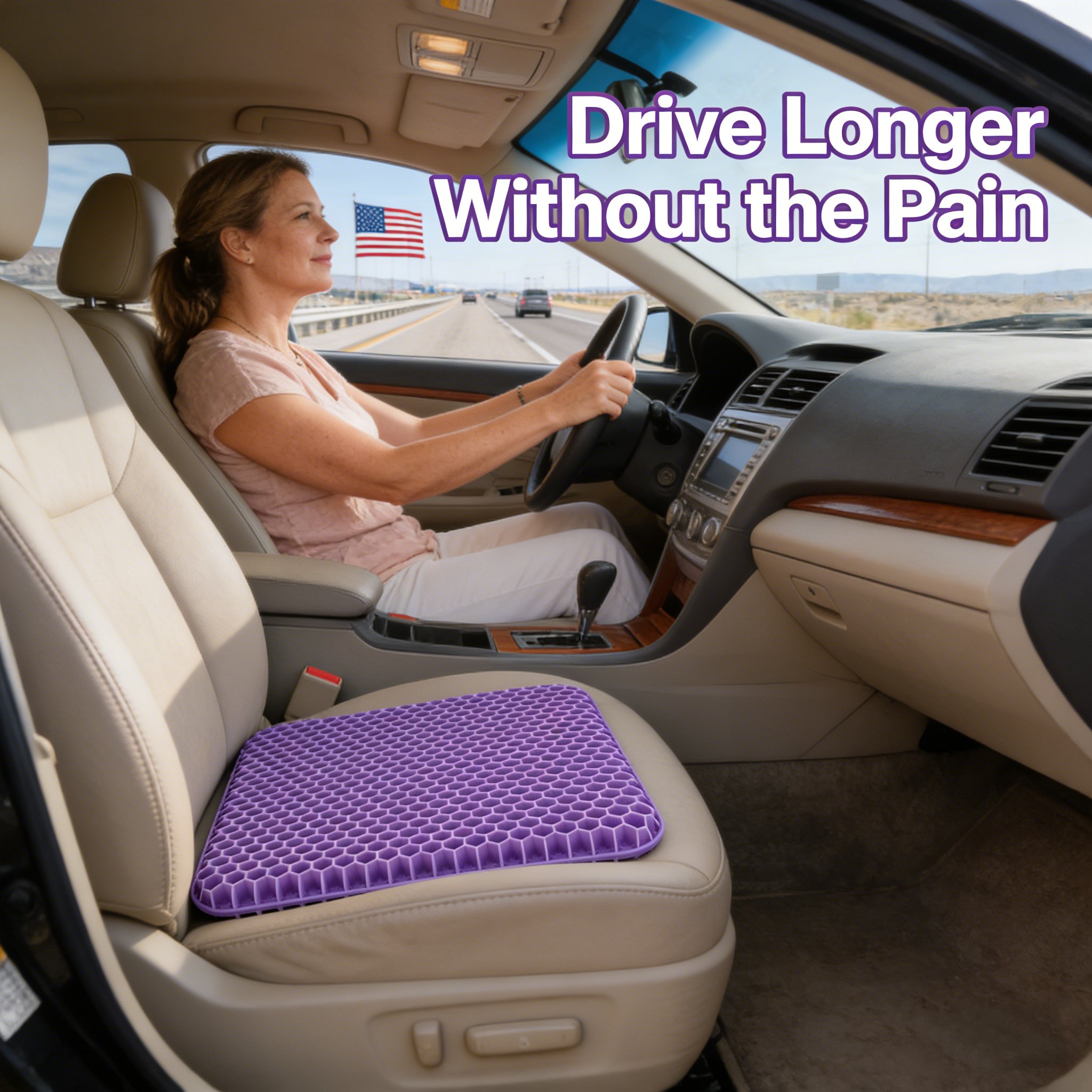 💺 Silicone Gel Seat Cushion  for Prolonged Sitting