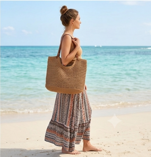 Woven Boho Summer Shoulder Bag