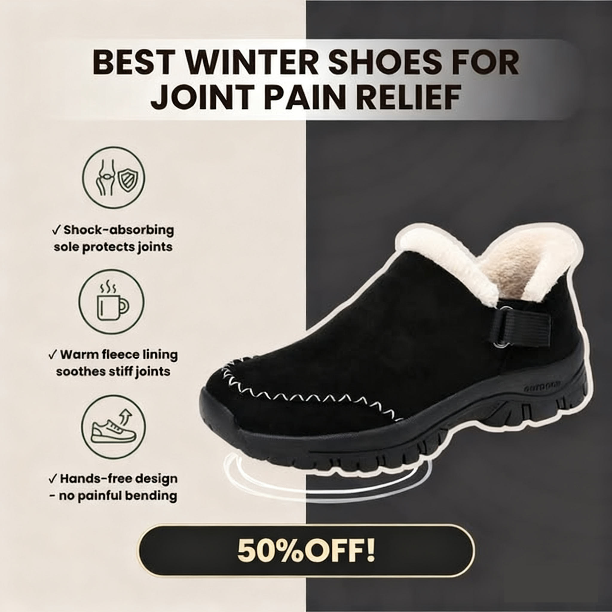 (⏳NOW ON: 50% OFF Sale! 🔥)Hands-Free Slip Ins - Pain-Free Everyday Shoe