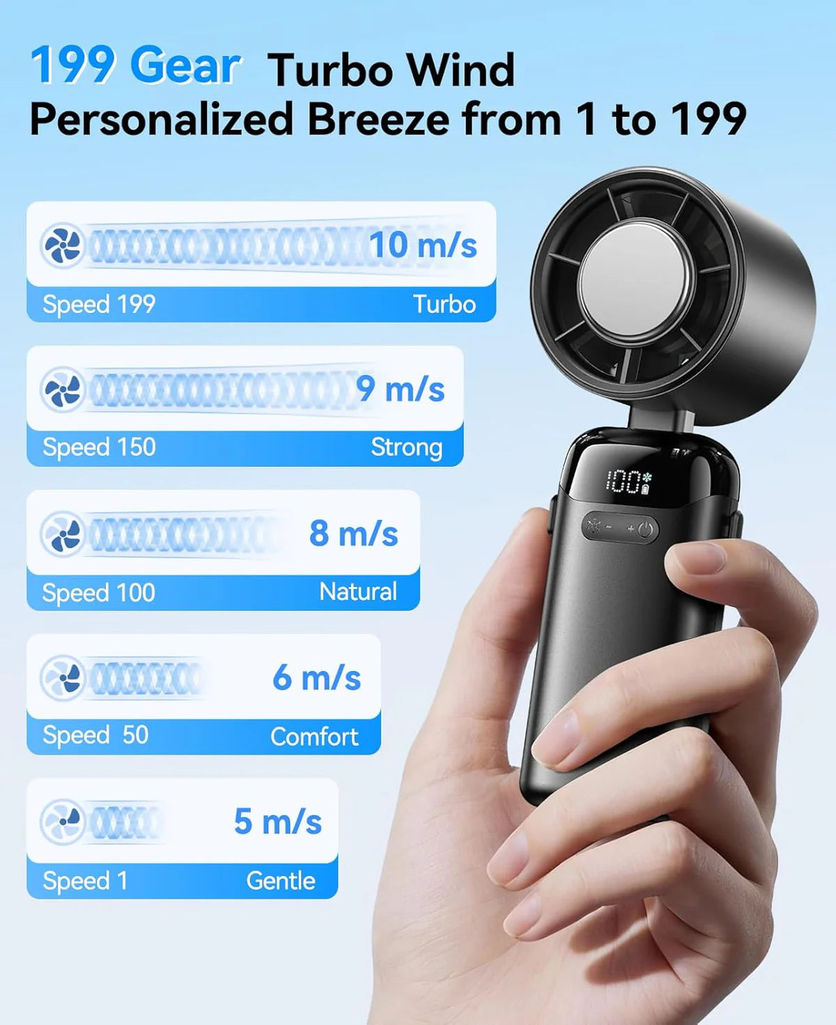 Alpa FrostFace™ | Instant Skin Cooling Fan | Drop to 59°F in Seconds