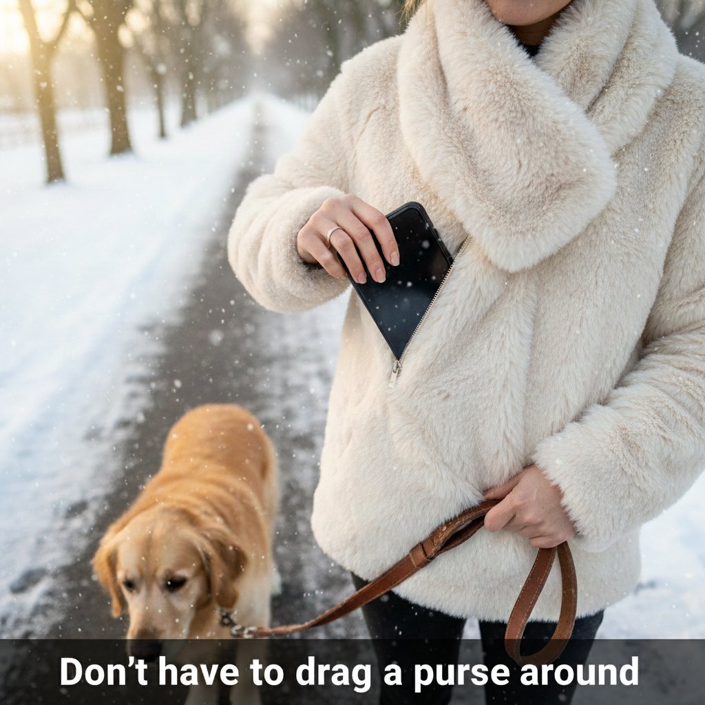 🎗Winter Pocket Scarf – Warm, Stylish & Perfect for Hands-Free Errands