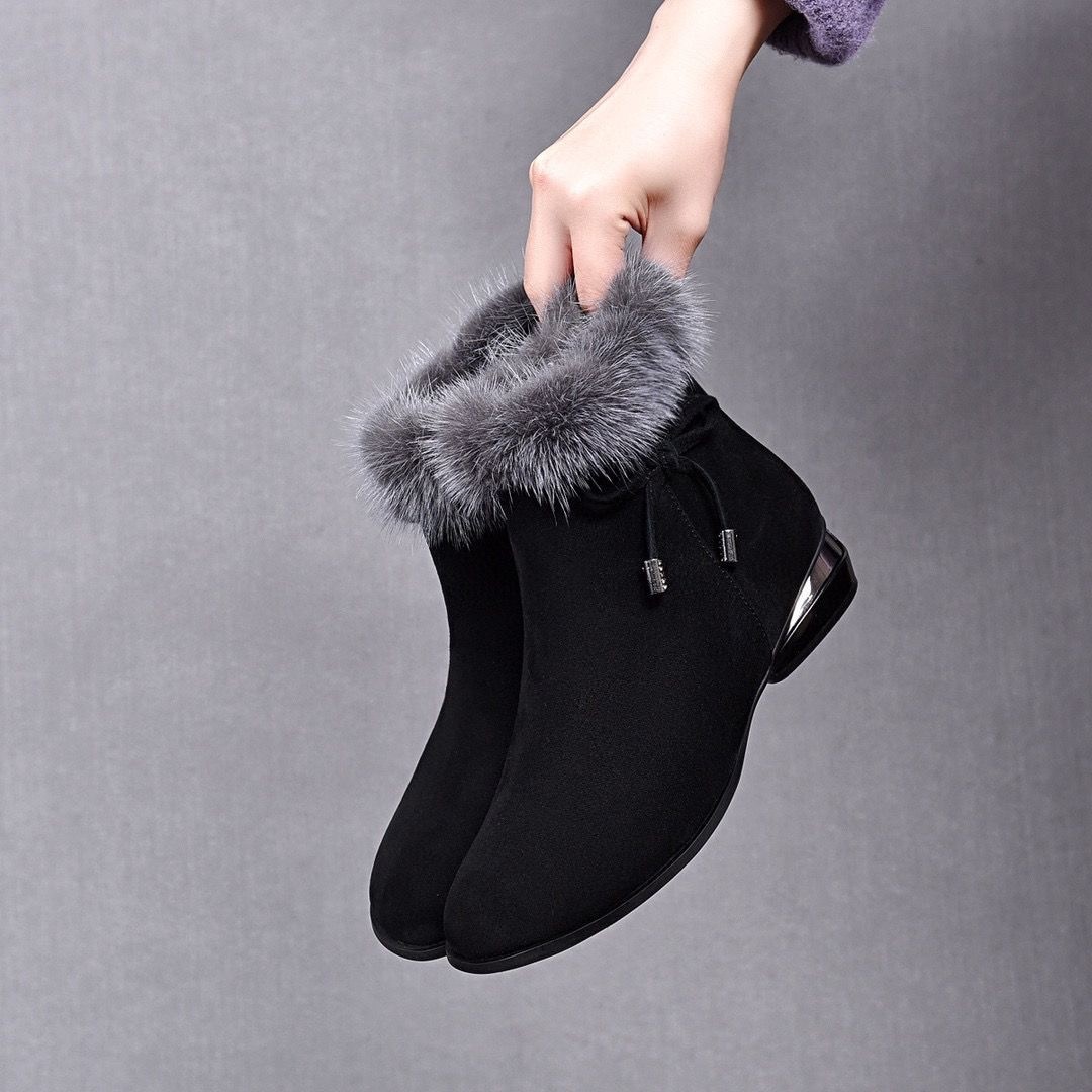 🔥 [SALE] Soft leather boots with a mid-heel—elegant, comfortable, and perfect for fall and winter!