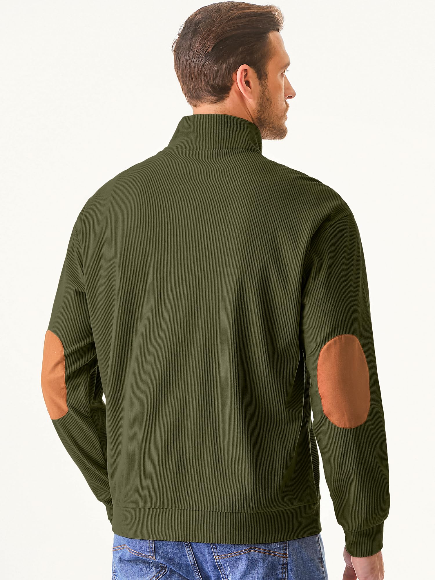 2025 Clearance Sale - Men's Outdoor Casual Stand Collar Pocket Cashmere Button Long Sleeve Sweater