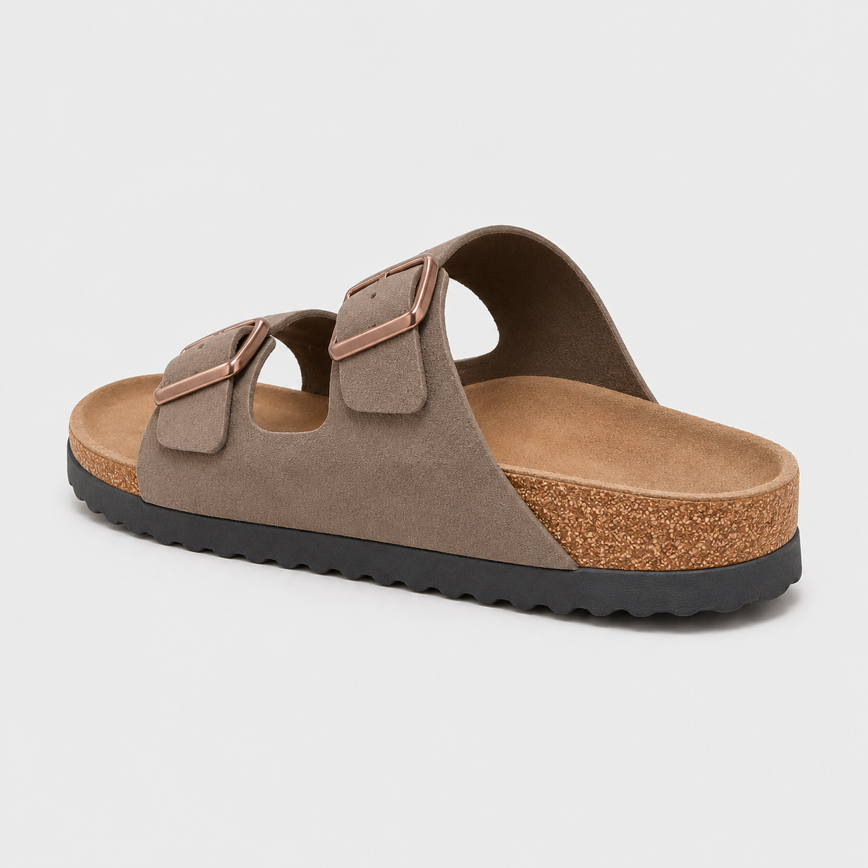 Adjustable Two-Strap Lightweight Slide Sandals