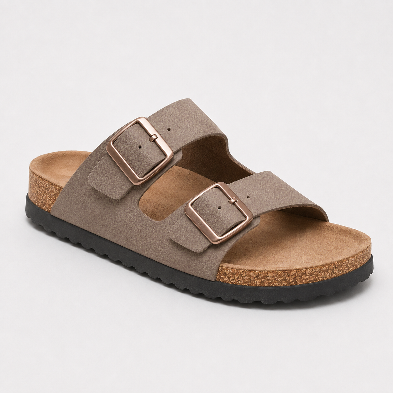 Adjustable Two-Strap Lightweight Slide Sandals