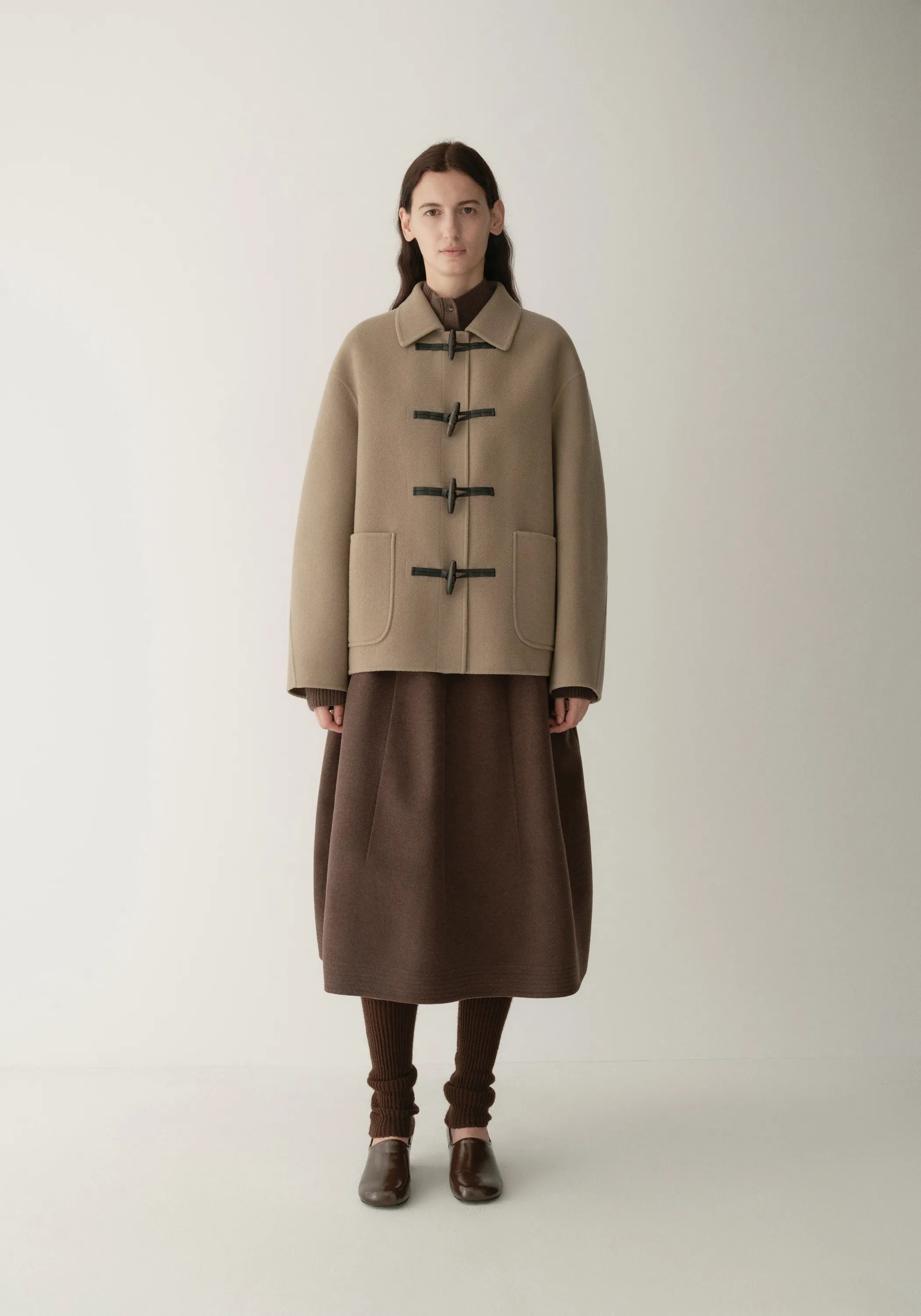 【S-XL】2025 Winter New Wool Cashmere Lapel Coat