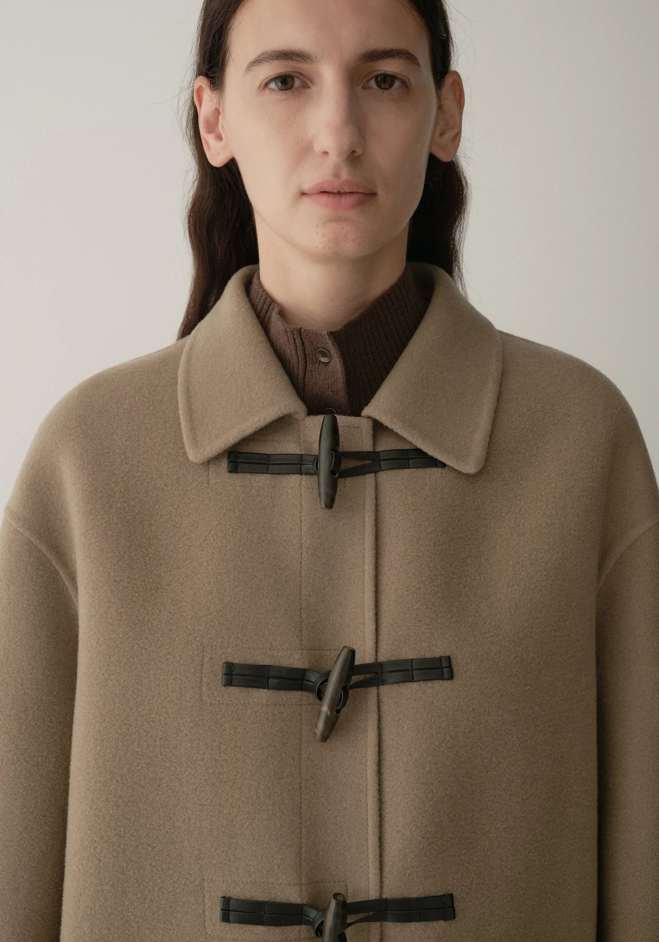 【S-XL】2025 Winter New Wool Cashmere Lapel Coat