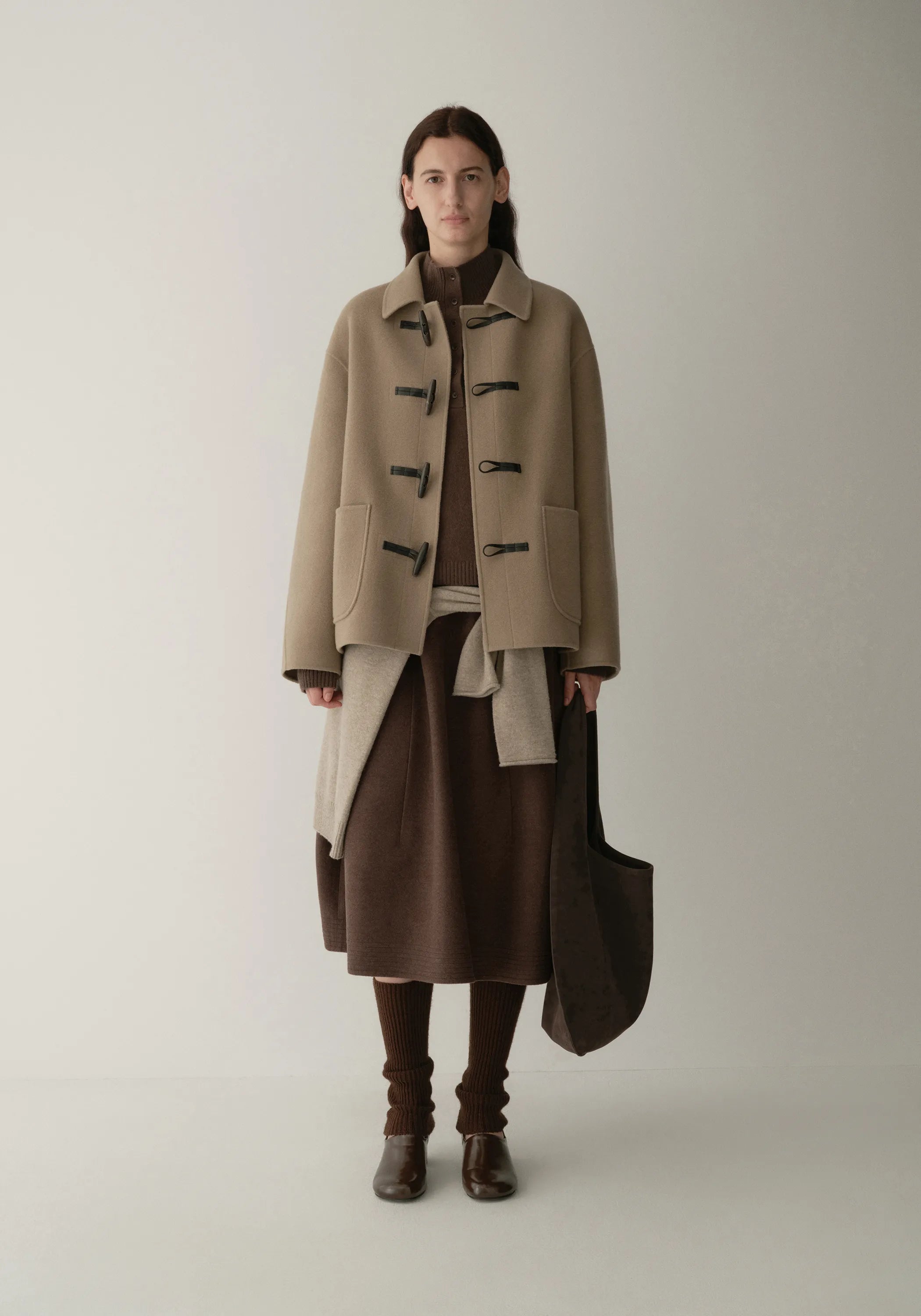 【S-XL】2025 Winter New Wool Cashmere Lapel Coat