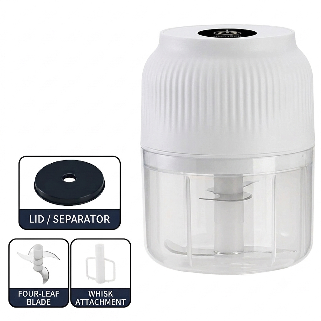🔥Ends Today 50% OFF🧴 Electric Garlic Chopper, Mini Portable Veggie Cutter