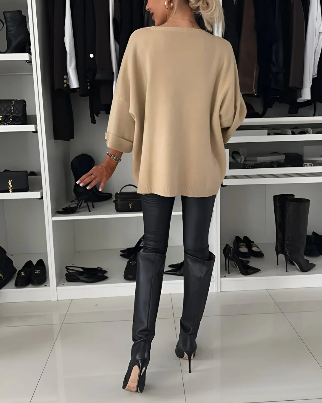 🎀Limited Sale 49% OFF🎀Women's Classic Solid Color Knit Top