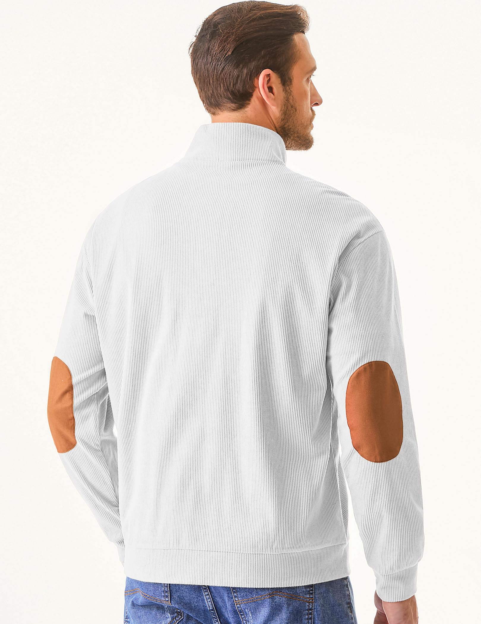 2025 Clearance Sale - Men's Outdoor Casual Stand Collar Pocket Cashmere Button Long Sleeve Sweater