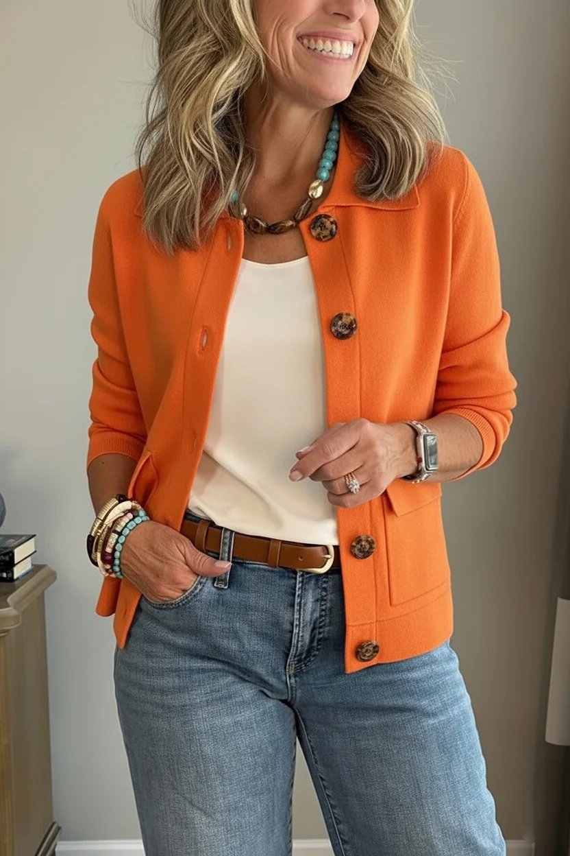 New Arrivals 🔥 Casual, single-color jacket with pockets and lapels