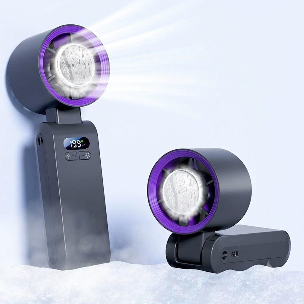 STITCH AND HUE ICYCOOL™  HANDHELD COOLING FAN