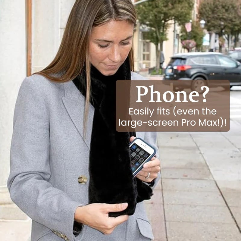 🎗Winter Pocket Scarf – Warm, Stylish & Perfect for Hands-Free Errands