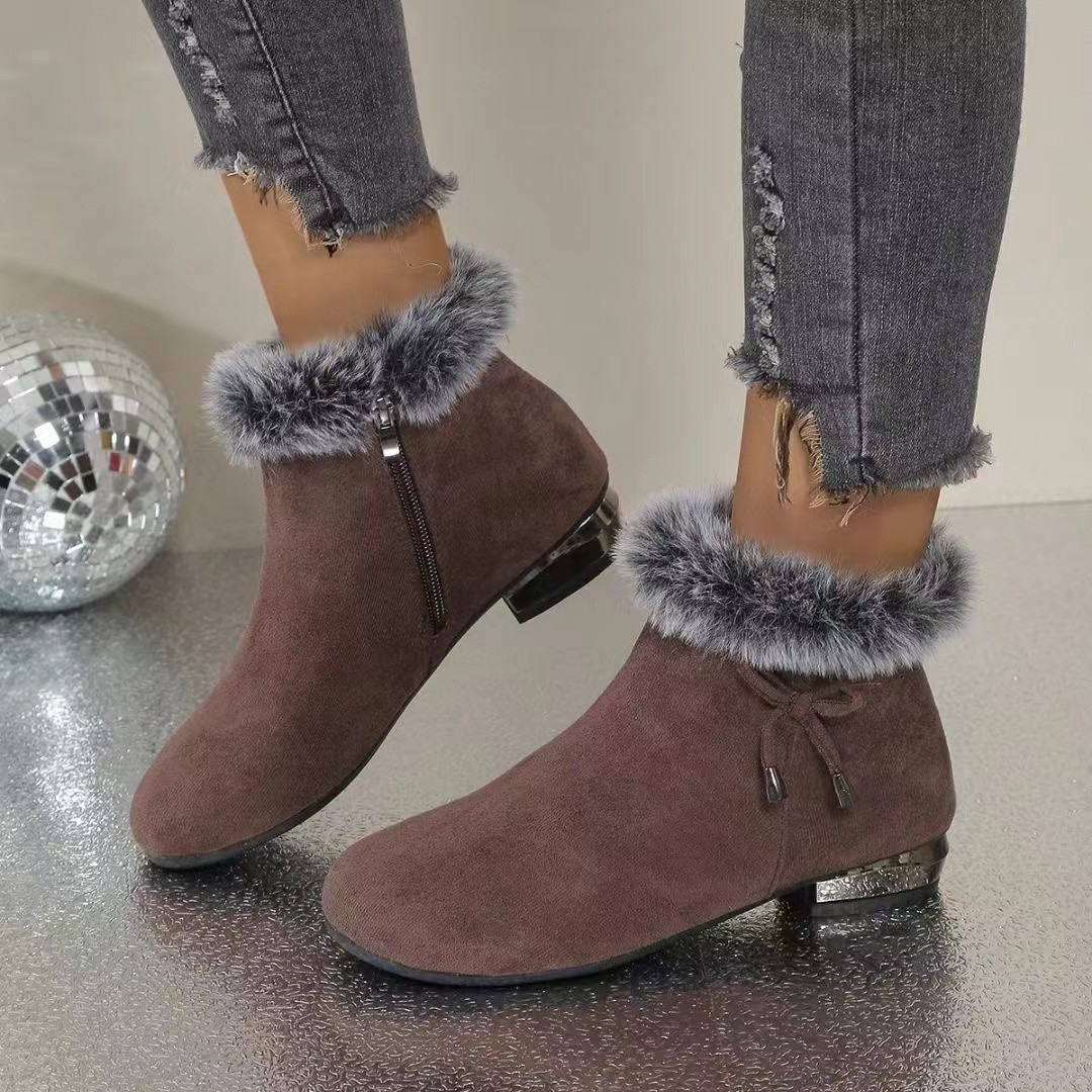 🔥 [SALE] Soft leather boots with a mid-heel—elegant, comfortable, and perfect for fall and winter!