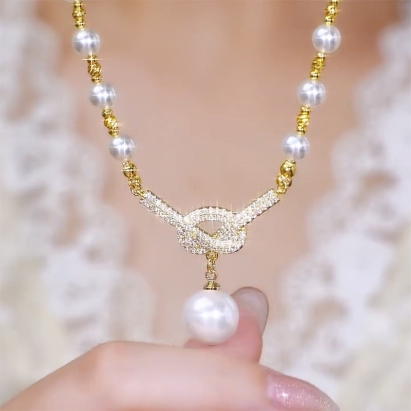 🔥Elegant imitation pearl necklace for women
