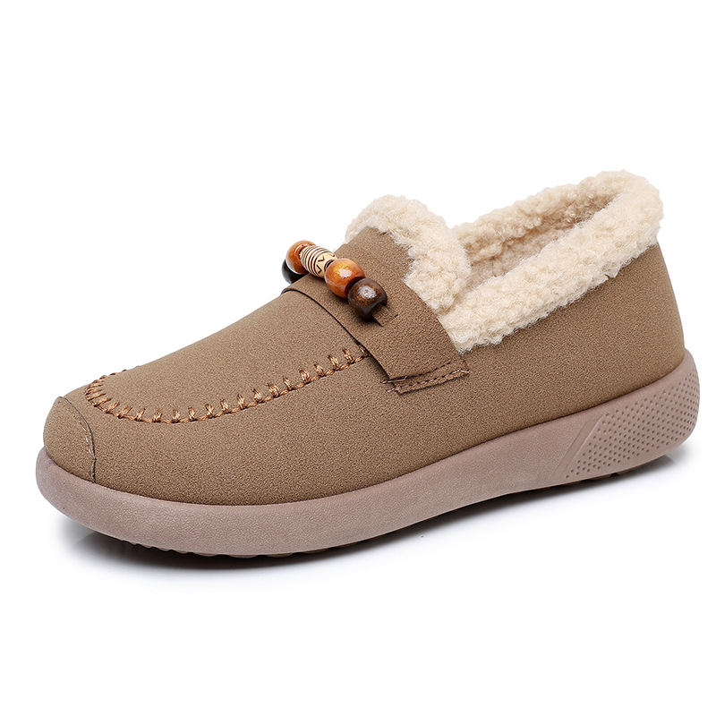 🔥Last Day Promotion 50% OFF Women's Comfortable Soft-soled Velvet Flat Shoes