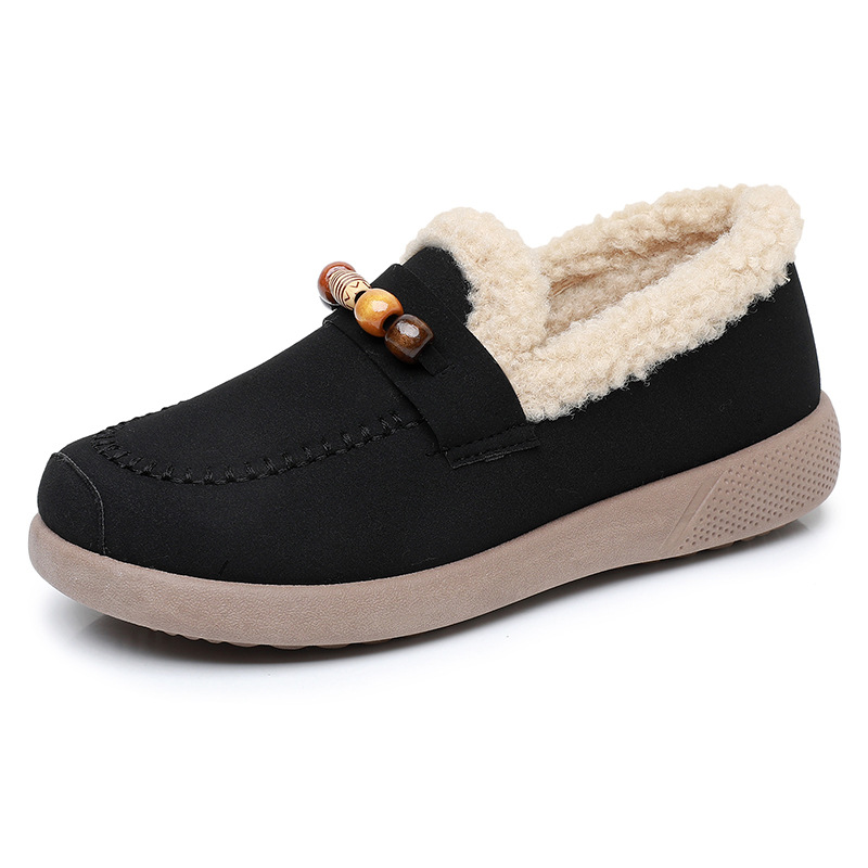 🔥Last Day Promotion 50% OFF Women's Comfortable Soft-soled Velvet Flat Shoes