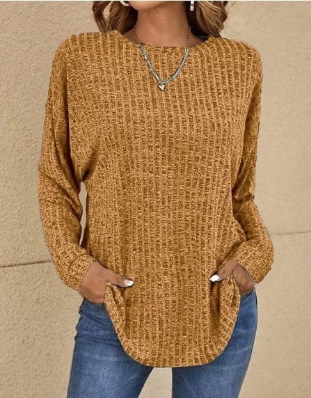 Casual Long-Sleeved Top