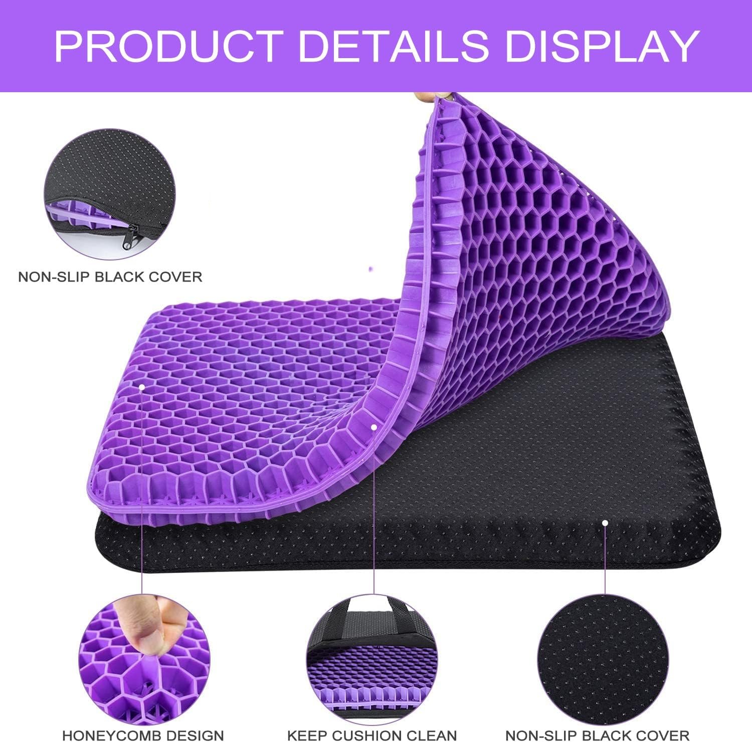 💺 Silicone Gel Seat Cushion  for Prolonged Sitting