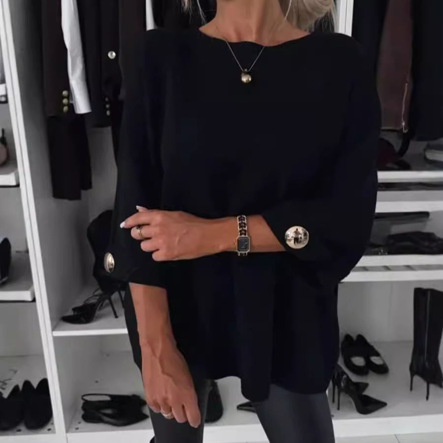 🎀Limited Sale 49% OFF🎀Women's Classic Solid Color Knit Top