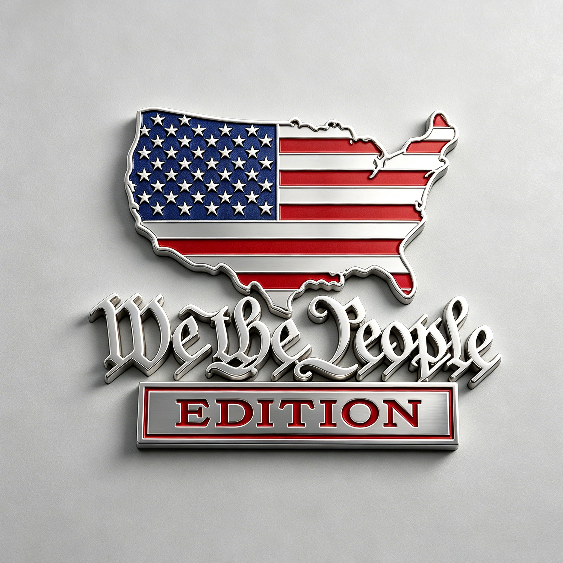 250th Anniversary 50% OFF - ★USA Faith, Family & Freedom★ Metal Emblem