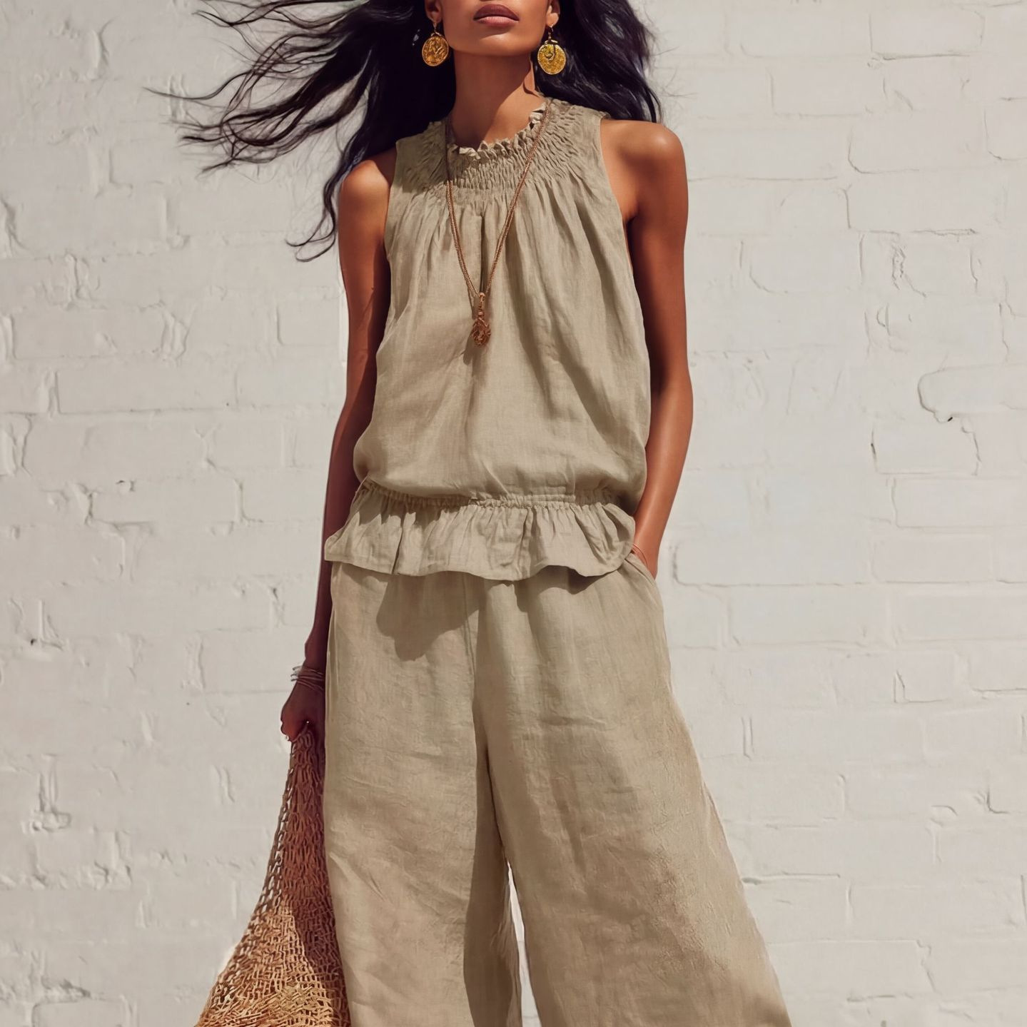 Women's Breathable Casual Summer Two-Piece Outfit