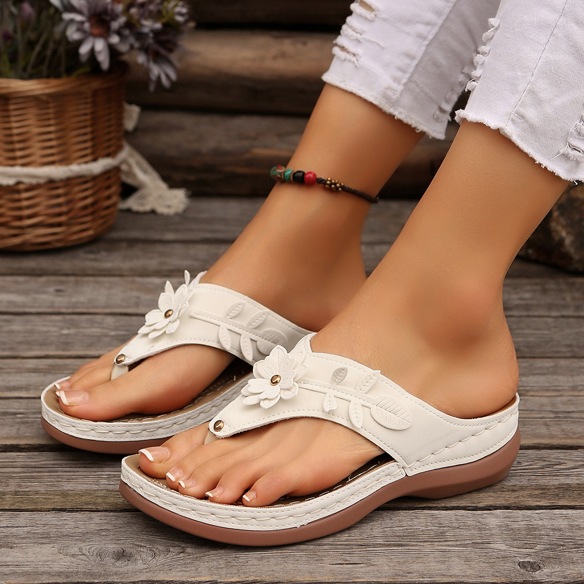 New Summer Women's Toe-Post Sandals: Soft Soles for All-Day Comfort