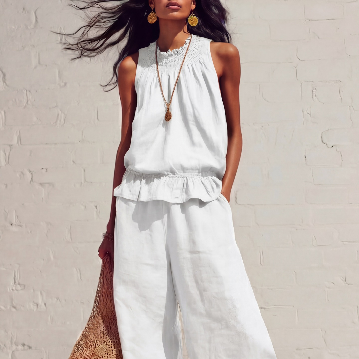 Women's Breathable Casual Summer Two-Piece Outfit