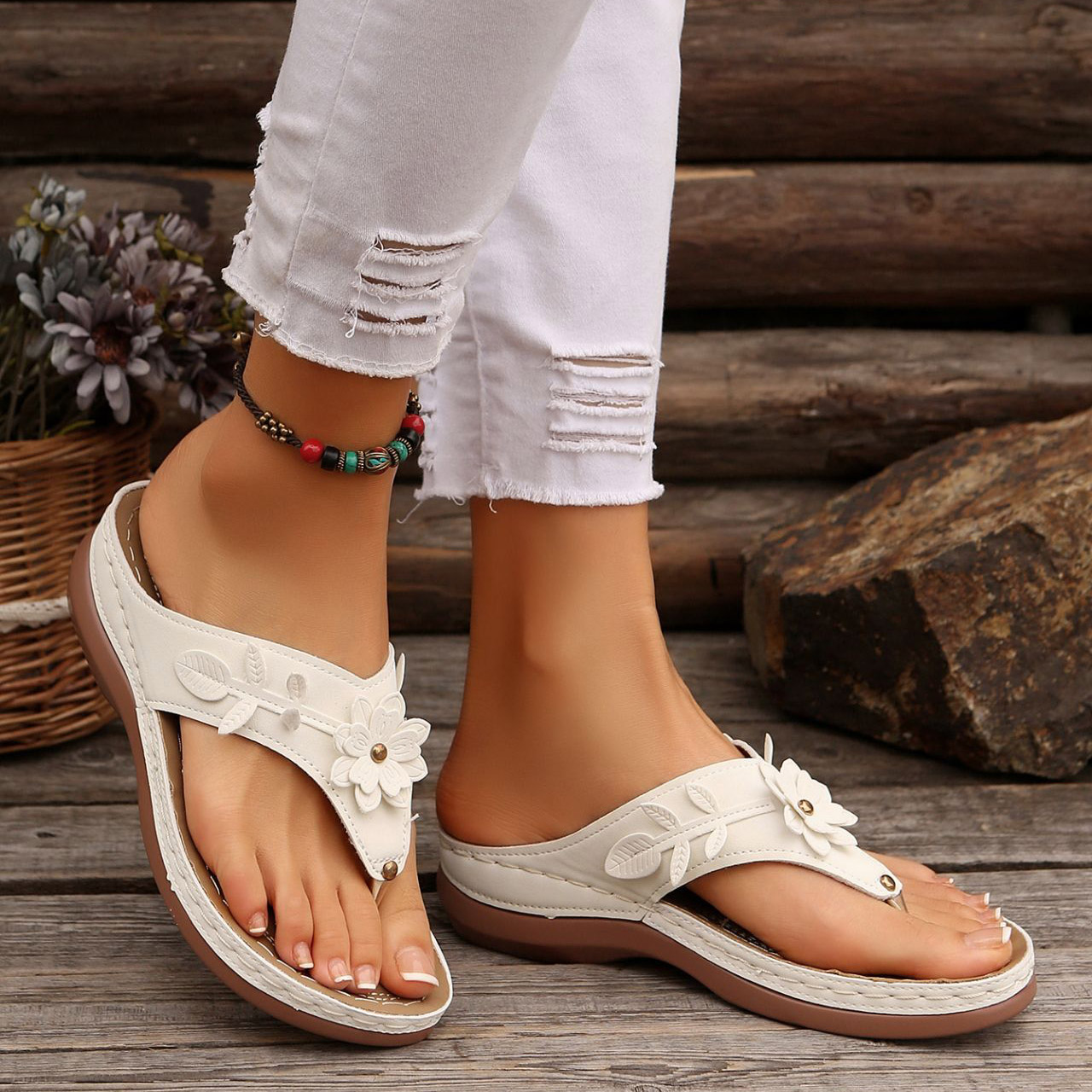 New Summer Women's Toe-Post Sandals: Soft Soles for All-Day Comfort
