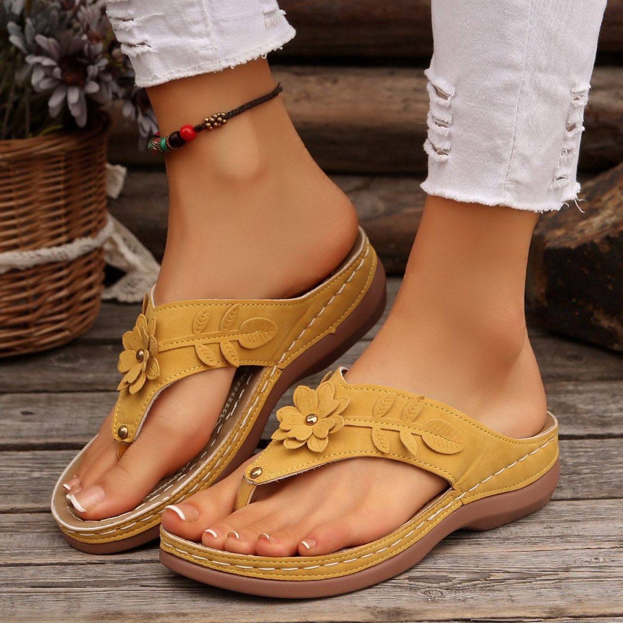 New Summer Women's Toe-Post Sandals: Soft Soles for All-Day Comfort