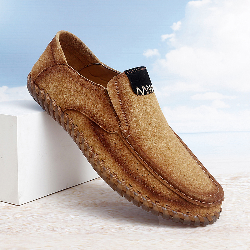 🔥New Sale 70% OFF⏰ Men's Casual Orthopedic Shoes Breathable Sneakers Loafers Walking Shoes Hand Made Lace-Up Leather Dress Flats Shoes