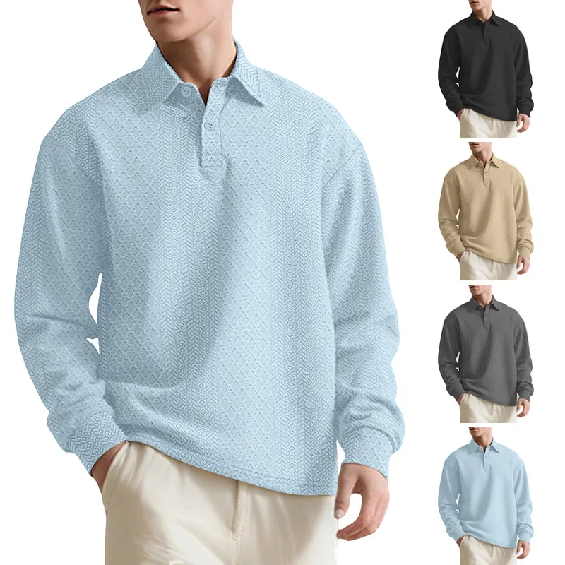 🔥 Now 50% Rabatt: Neues Herren Polo & Sweatshirt in edlem Jacquard-Design