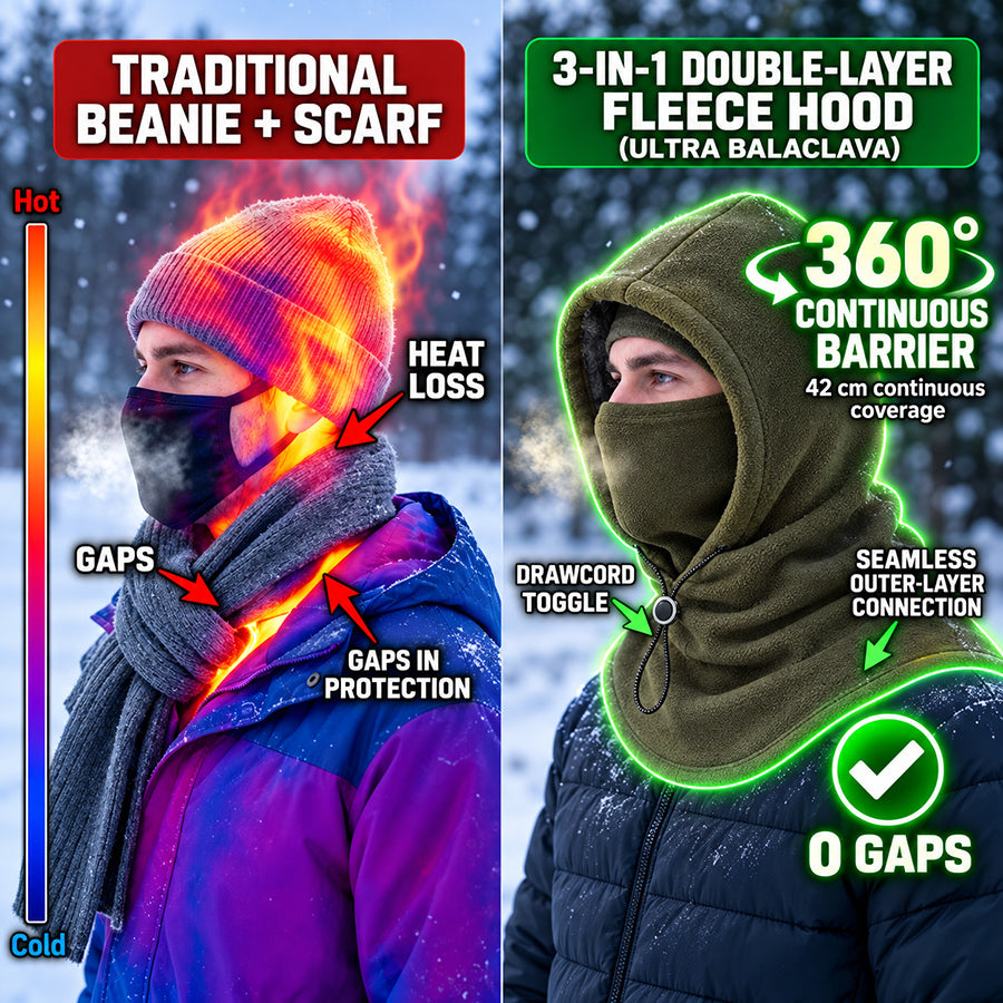 ⏳LAST DAY SALE - 50% OFF!! 3-in-1 Winter Fleece Balaclava 🧣❄️