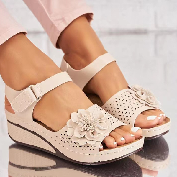 😍Last Day 50% OFF😍-Women's Ankle Buckle Cross Band Straps Orthopedic Sandals