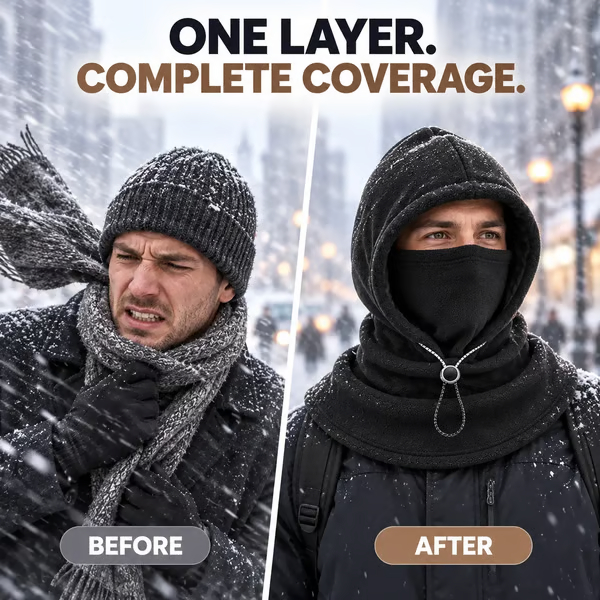 ⏳LAST DAY SALE - 50% OFF!! 3-in-1 Winter Fleece Balaclava 🧣❄️
