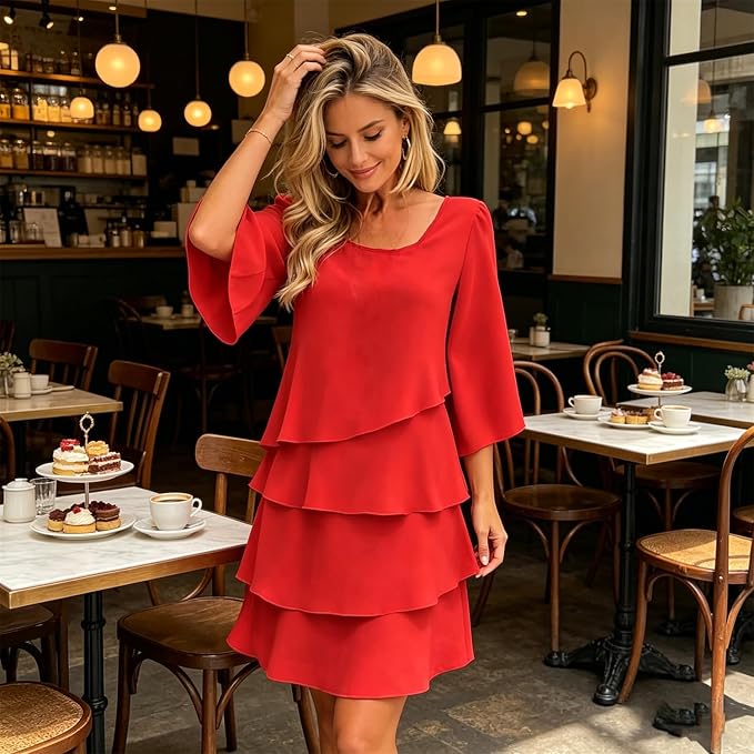 Josefine – Elegant ruffled dress