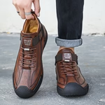 LAST DAY! 60% OFF 🔥⏱️ Best - Selling Style ⏱️🔥 Men’s Hand - Stitched Non - Slip Casual Leather Boots | Stylish & Casual