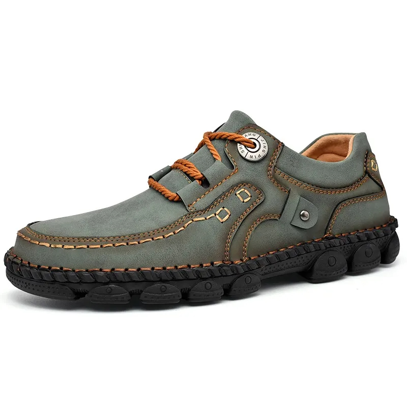 Men's new hand-sewn breathable casual shoes