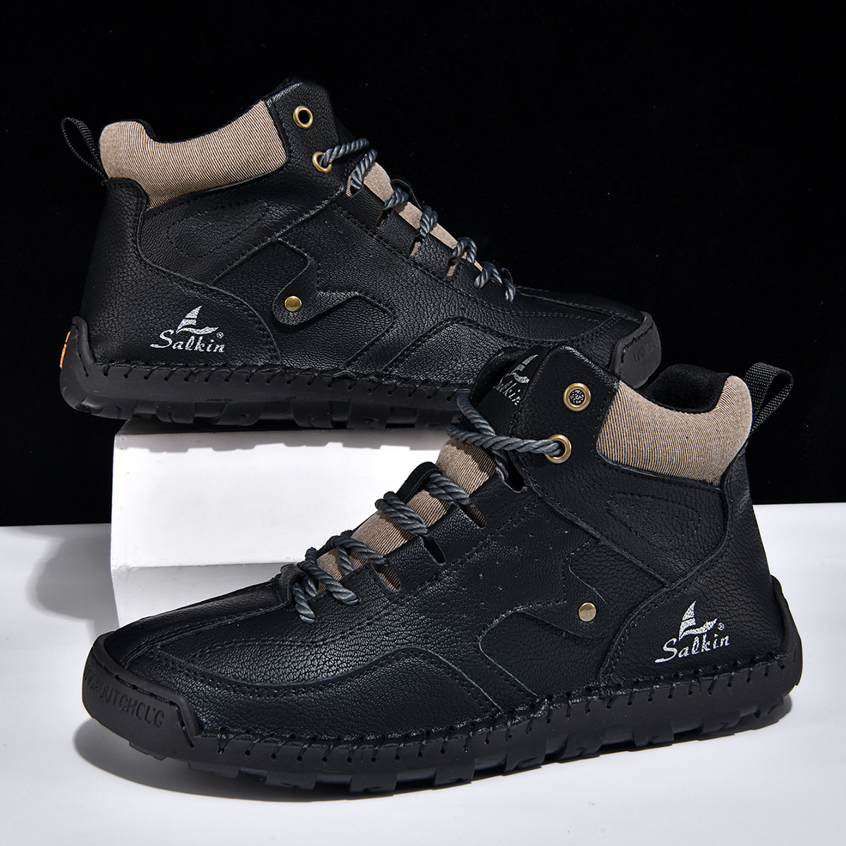 ⏰ 50% off - Men's Genuine Leather Non-Slip Orthopedic Boots