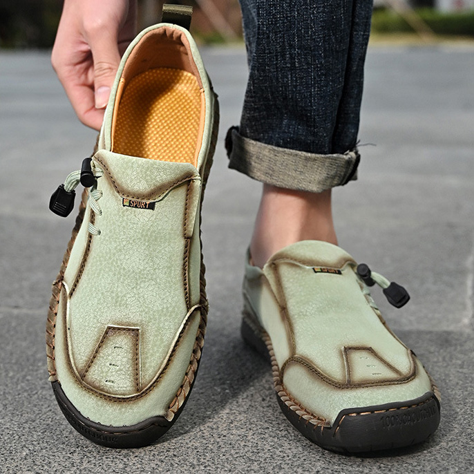 ⏰ 50% Off - Men's Genuine Leather Non-Slip Orthopedic Loafers