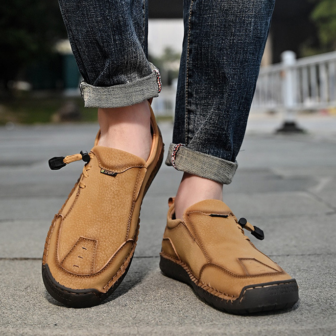 ⏰ 50% Off - Men's Genuine Leather Non-Slip Orthopedic Loafers