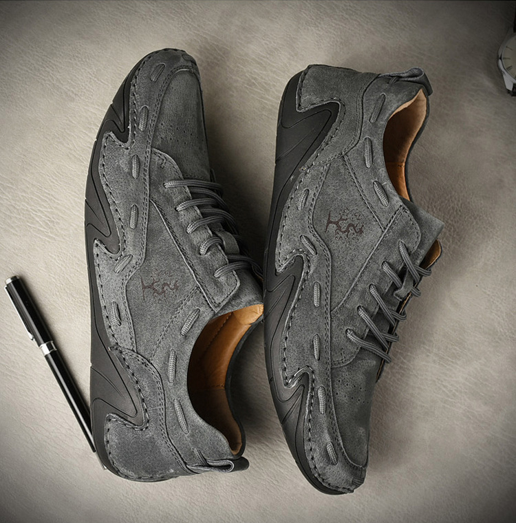 🔥Last day! 60% off!🔥 Outdoor non-slip comfortable walking shoes with arch support, genuine leather orthopedic casual shoes.